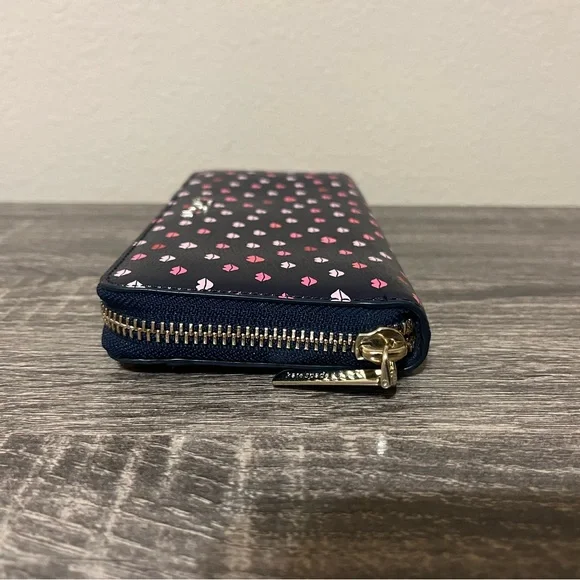 Kate Spade Navy Sylvia Lips Slim Continental Wallet - Picture 2 of 8